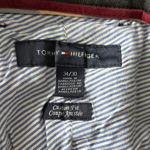 Tommy Hilfiger Black Cargo Custom Fit Pants 34x30